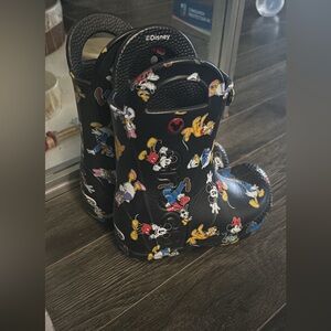 Disney Mickey Mouse croc rain boots